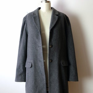 Long Wool Coat, Warm Winter Wool Coat, Womens Wool Coat, Retro