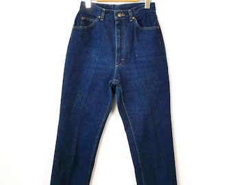 Vintage 90s Lee High Waist Tapered Jeans/Moms Jeans/W25/Made in USA
