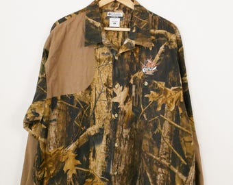 Veste de chasse vintage Realtree Camo : chemise légère des années 90, homme grande - Canada
