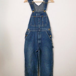 Dickies denim overalls, men's size W34 unclear blue type Vintage Second Hand main image 1