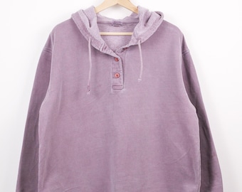 90s Cabela’s Women’s Purple Faded Hoodie Pullover