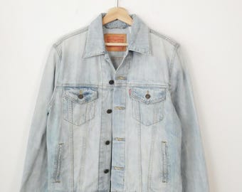 Men's Levi's Light Wash Denim Jacket - Size M