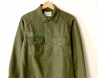 Veste-chemise en laine pour temps froid OG 108 de l'armée américaine jamais portée/PETIT