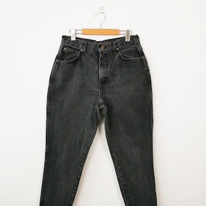 Vintage 90er Jahre Schick High Waist Tapered Jeans/Moms Jeans/W30