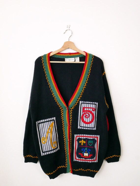 \"90s pringles\" knit cardigan M navy 英国製 Men's Navy Cashmere Cardigan - Pringle of Scotland