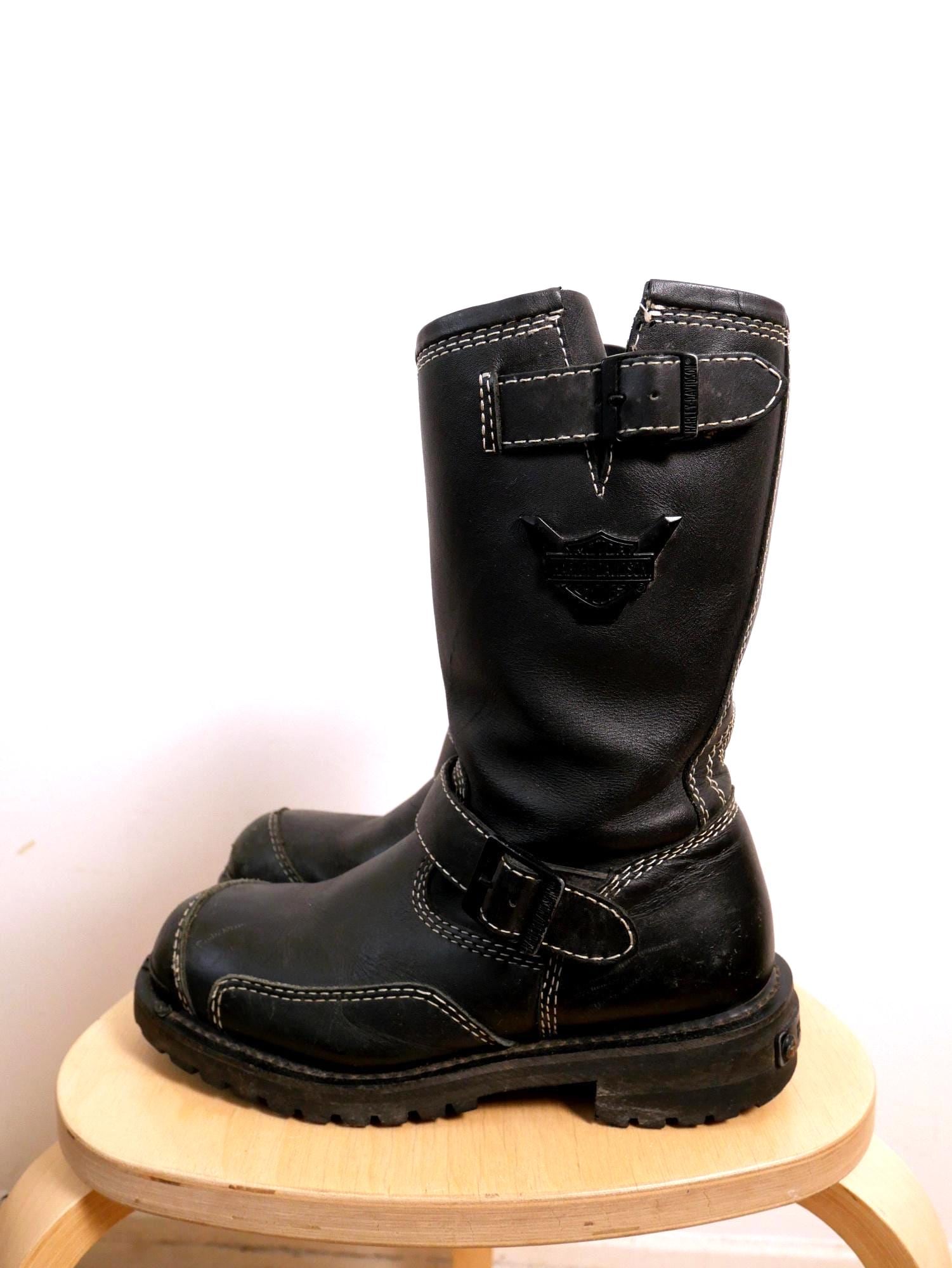 Vintage Engineer Boots Men - Etsy