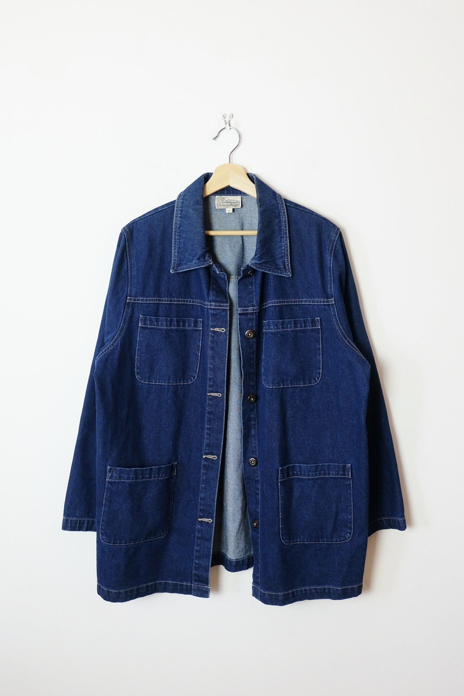 Women's Denim Barn Chore Coat/jean 