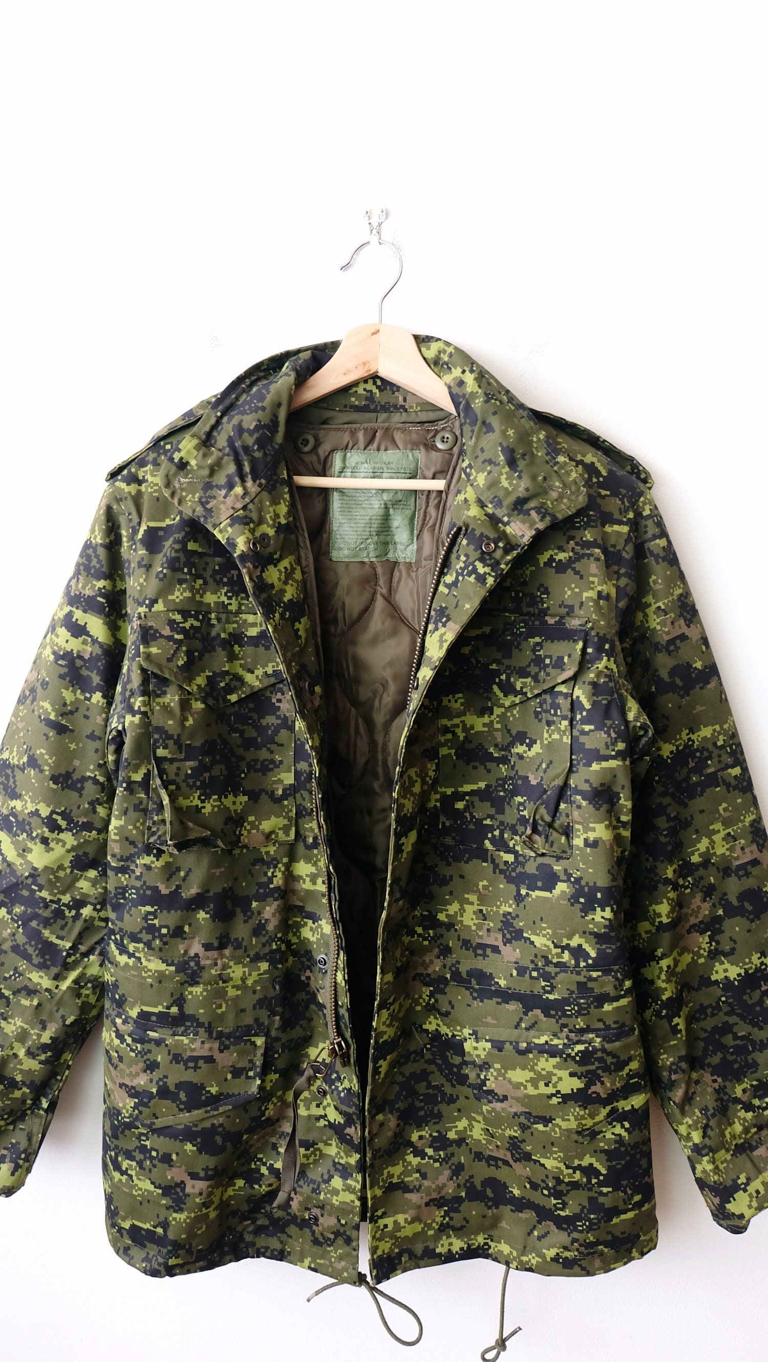 Unworn parklands Canada cadpad M65 Cold Weather Field Coat x small Regular Etsy Ireland