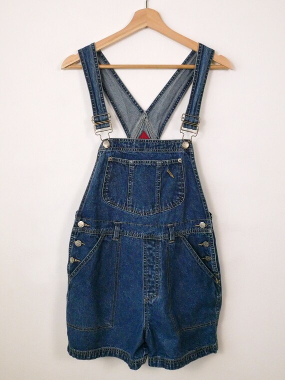 Girls jean short overalls deals
