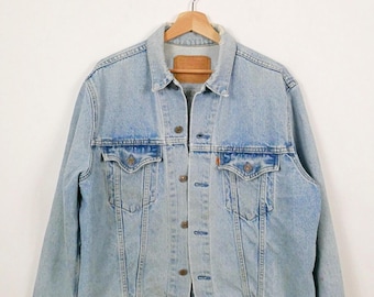 Vintage Levi's 75505 Men's Denim Trucker Jacket/Jean Jacket