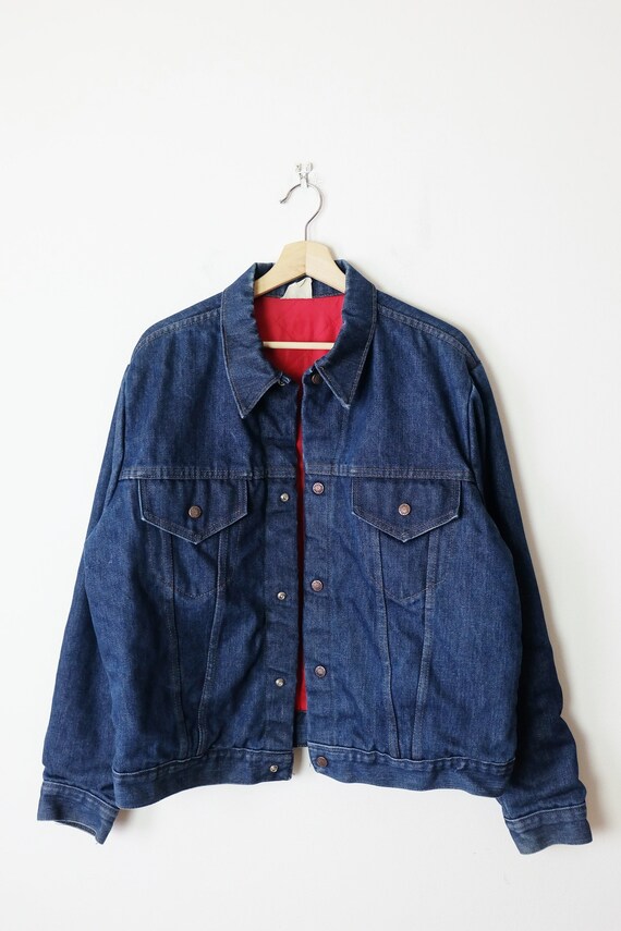 mens insulated jean jacket