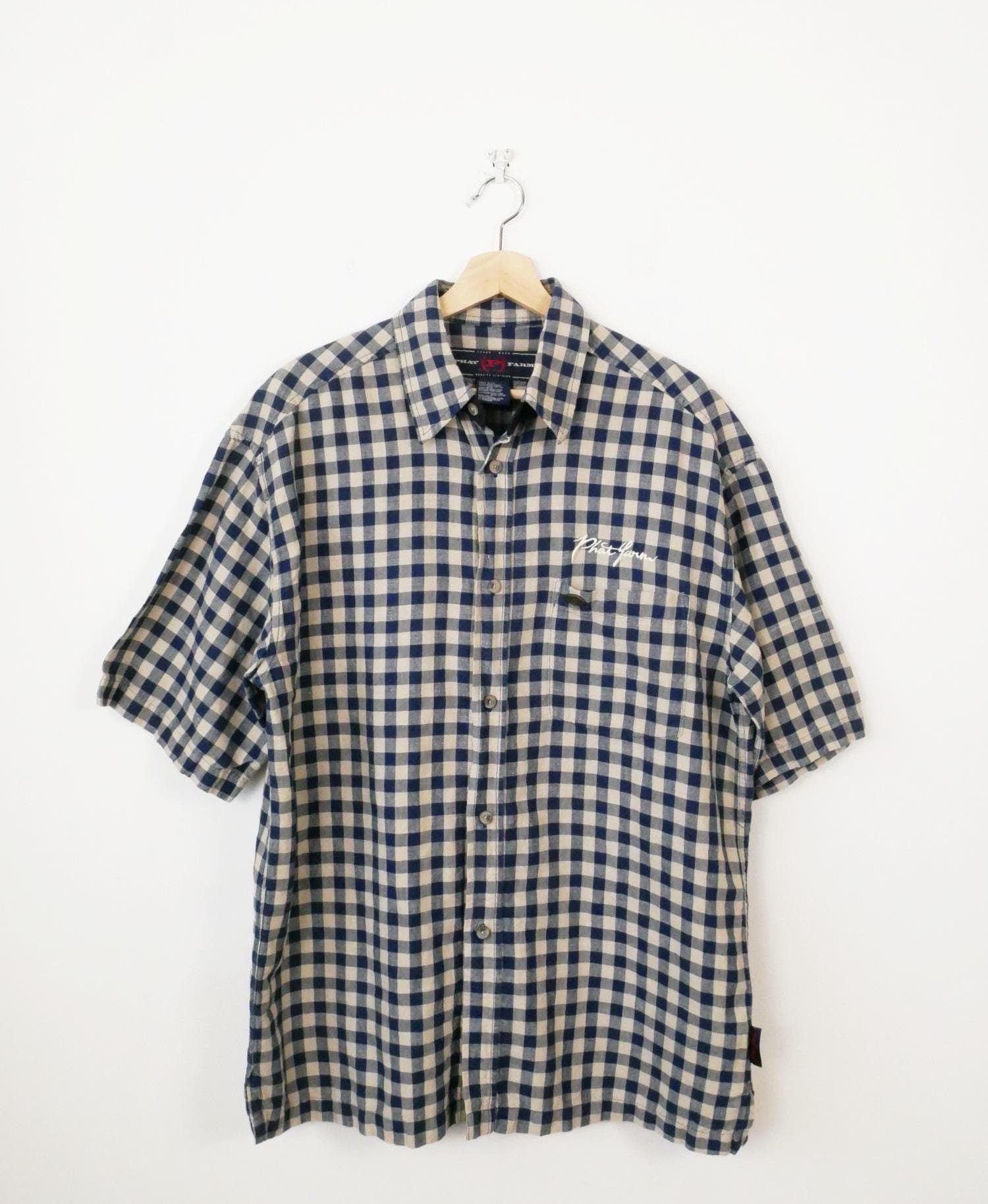 パンツ Phat Farm Check short halhpants 90s00s 90's Phat Farm - Etsy