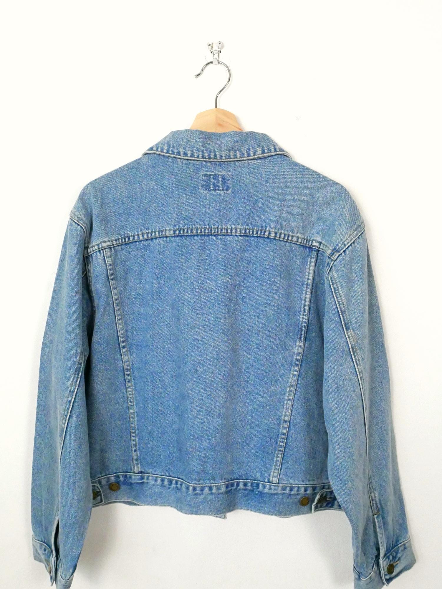 Bluesuède denim jacket Vintage 90s Dixie Blues Women's Light Wash Denim Jacket - Etsy Canada