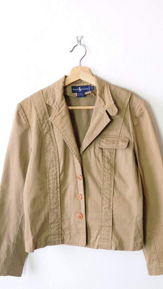 Veste kaki ralph lauren femme new arrivals
