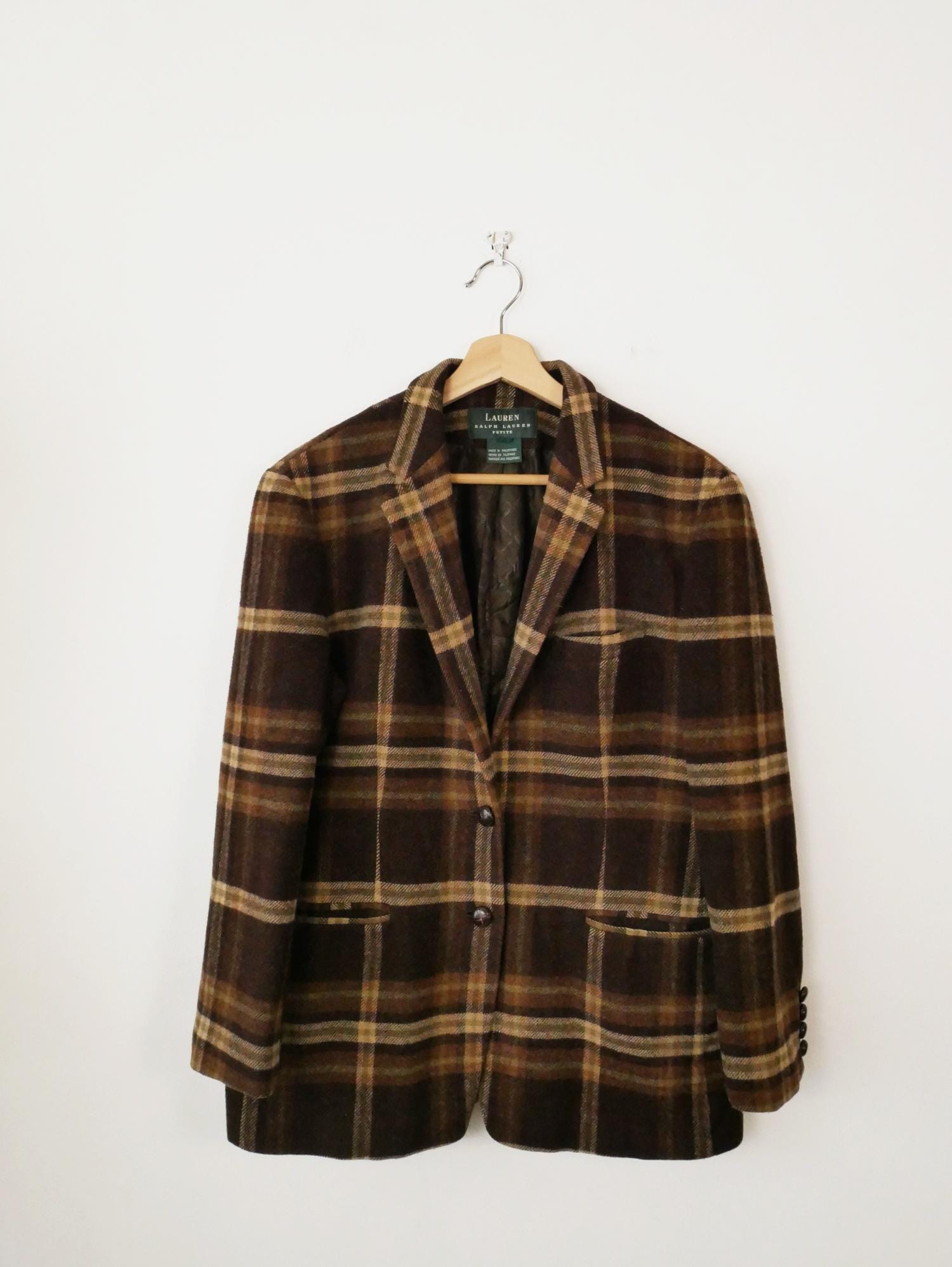 Ralph Lauren Vintage Wool Blazer - Etsy