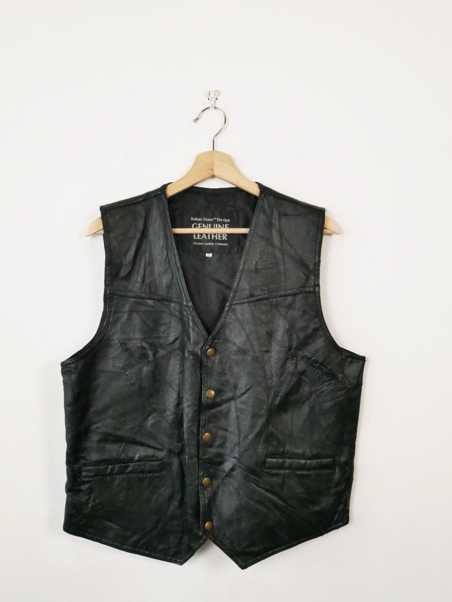 ジャケット・アウター 90's DS.PILOT black leather design vest 90's DS.PILOT black leather design vest