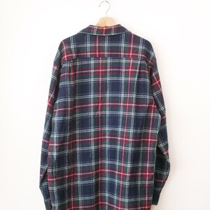 Vintage 90s Pendleton Men’s Plaid Wool Flannel Shirt Jacket