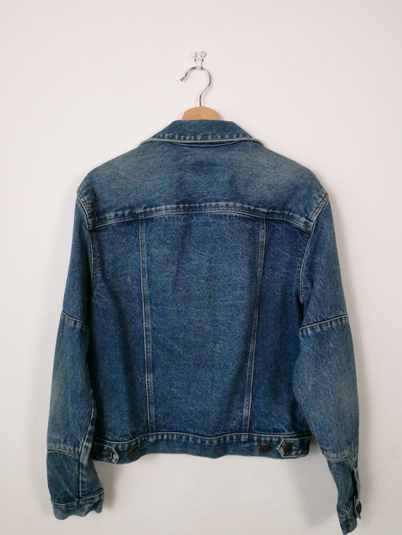 【CK JEAN】W'S 90S AOP DENIM TRUCKER JACKET 47B010G XE8 90s Allover Monogram Denim Trucker Jacket | Calvin Klein