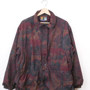 90s Geometric Jacket - Etsy