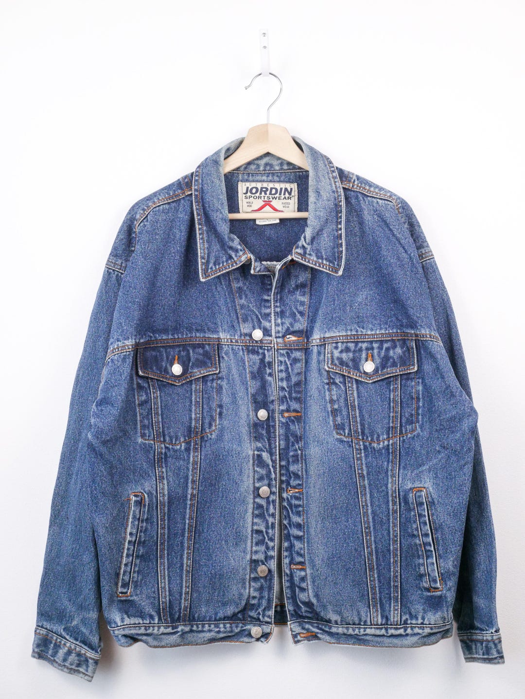 Vintage Men's Denim Jacket – Jordin Sportswear Blue Jean Trucker