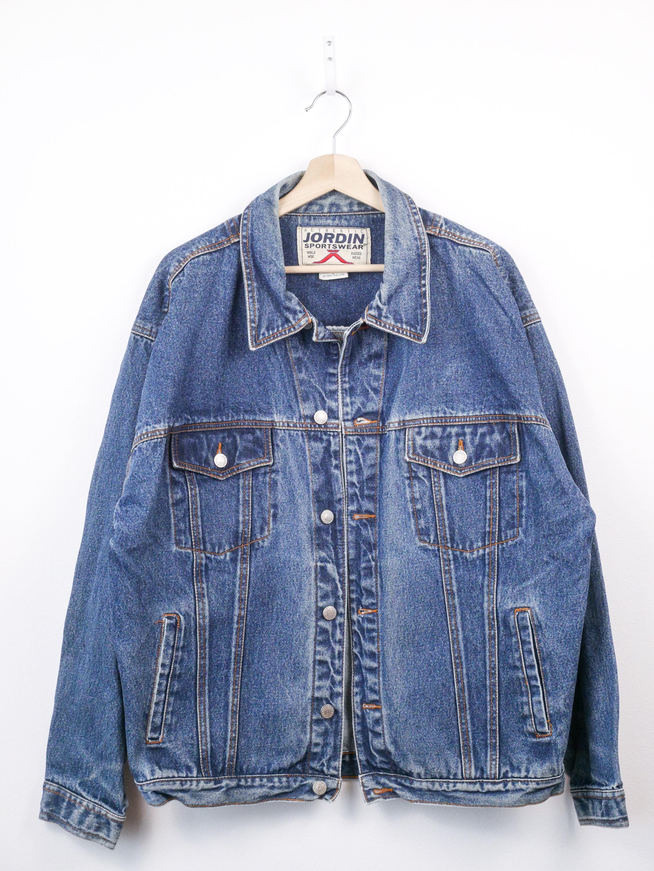 Vintage Men's Denim Jacket – Jordin Sportswear Blue Jean Trucker