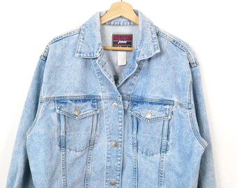 Vintage 90s Breaker Women's Light Wash Denim Jacket - Etsy