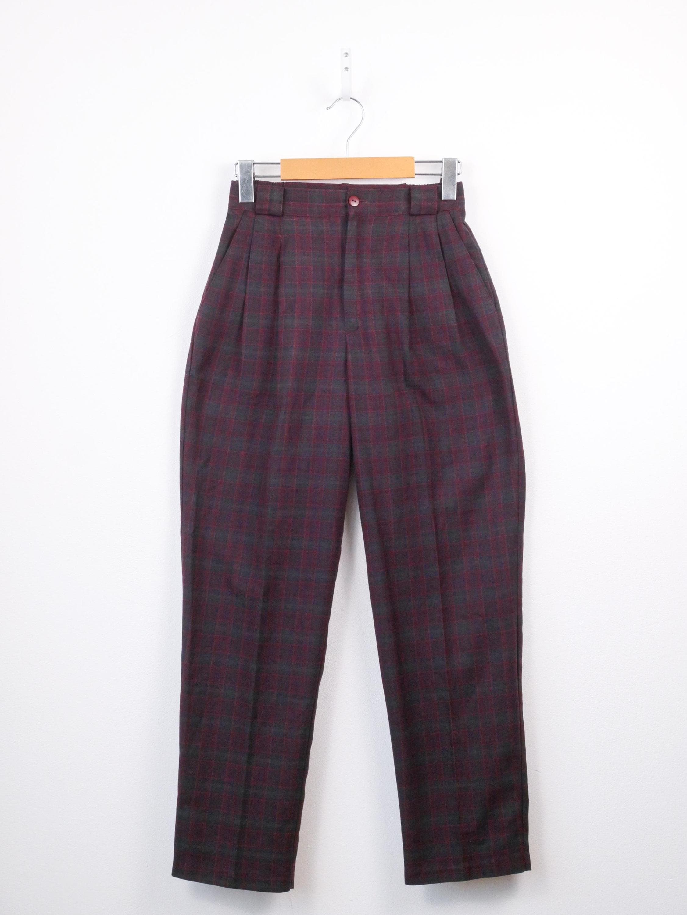 90s Checkered Pants - Etsy