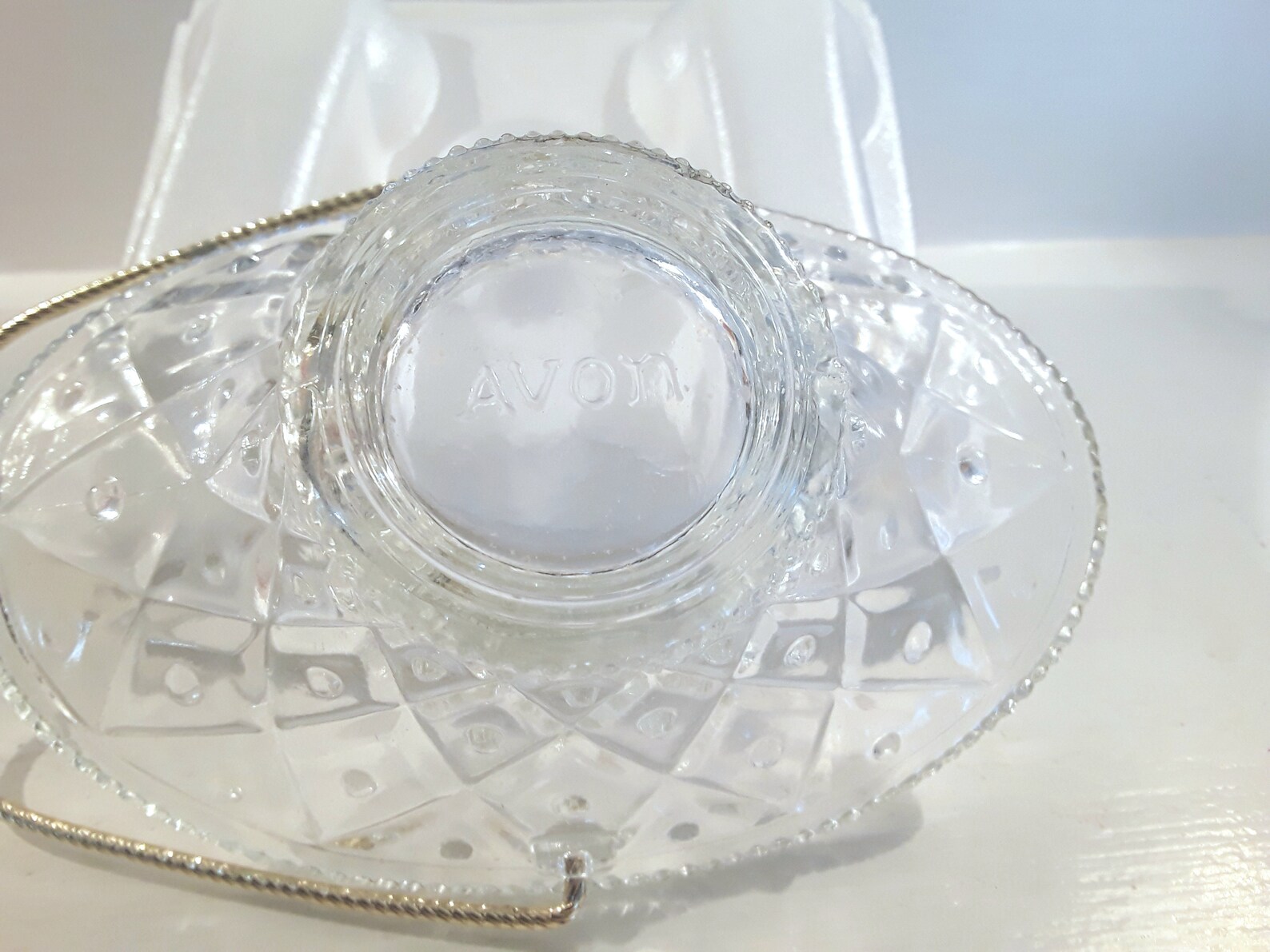Avon Soap Dish, Avon Flower Basket, Avon Soaps, Glass Soap Dish