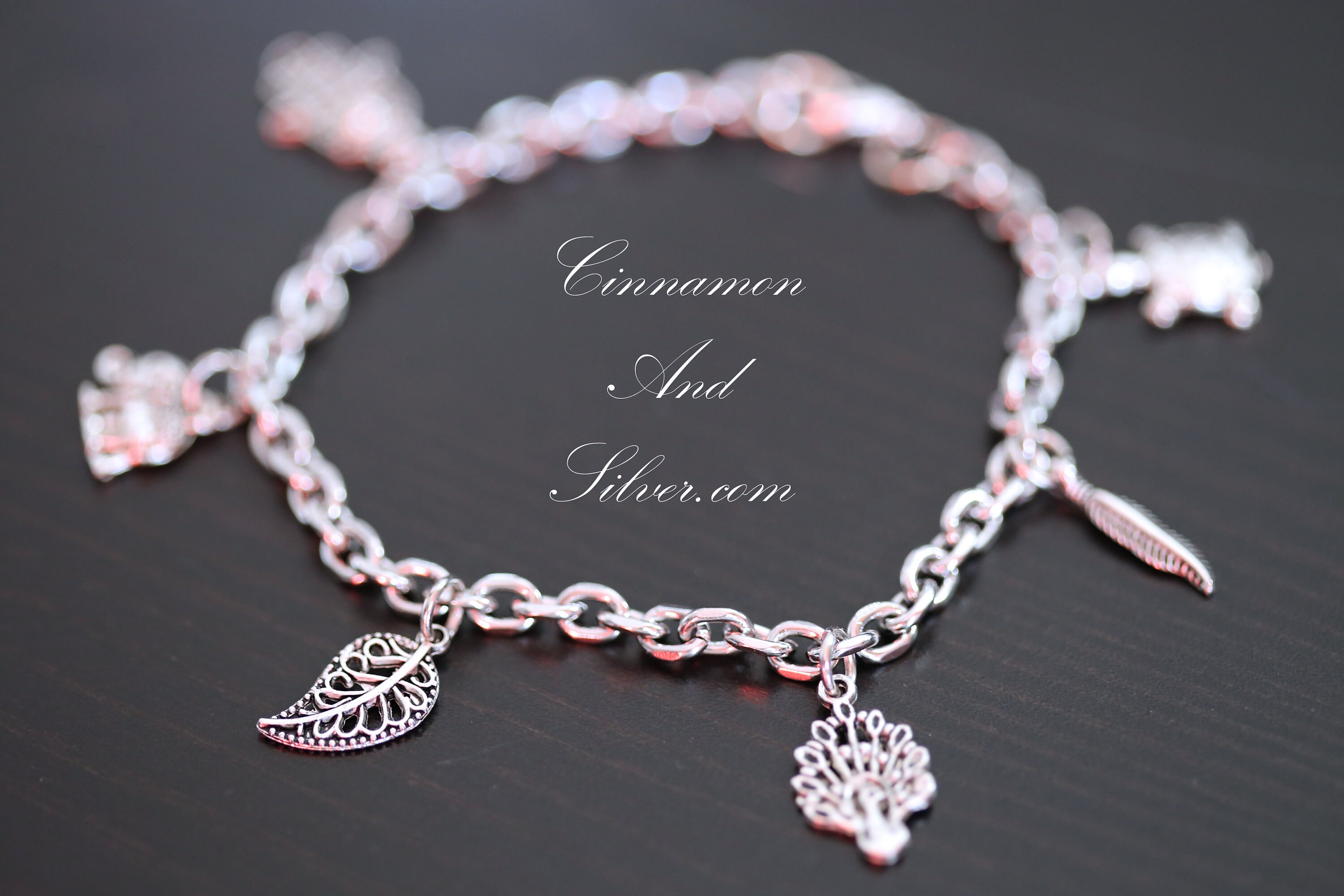 India Hindu Silver Charm Gift Bracelet Cultural Pewter Charm Etsy