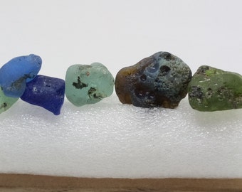 Pezzi di vetro di mare misti per falò - vetro per falò da spiaggia - decorazioni da spiaggia