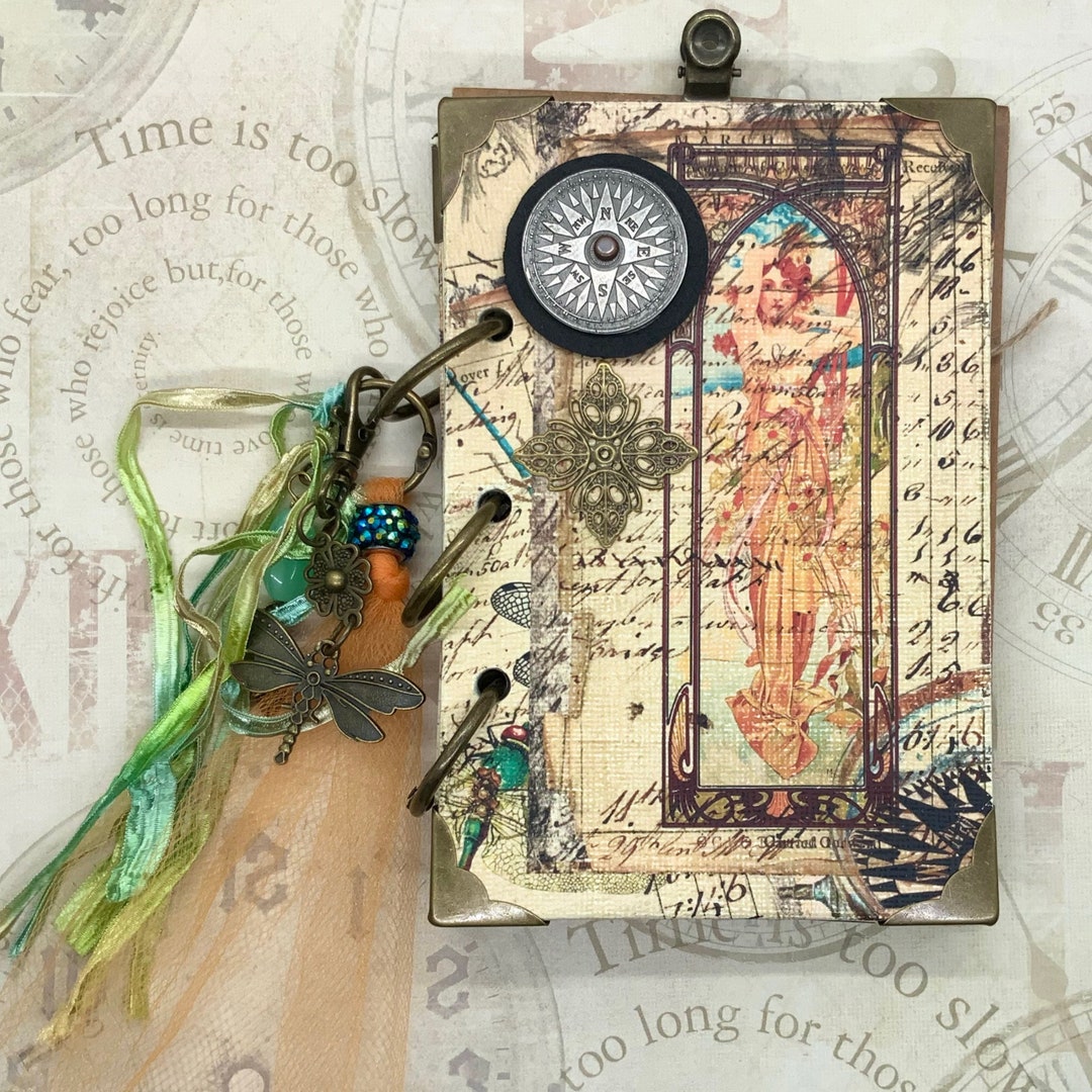Handmade Junk Journal Blank Tea Dyed Paper Decorative Page Vintage ...