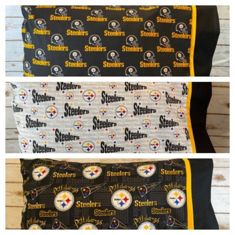 Pittsburgh Steelers Reversible Handmade Poncho - NFL Football Team Apparel