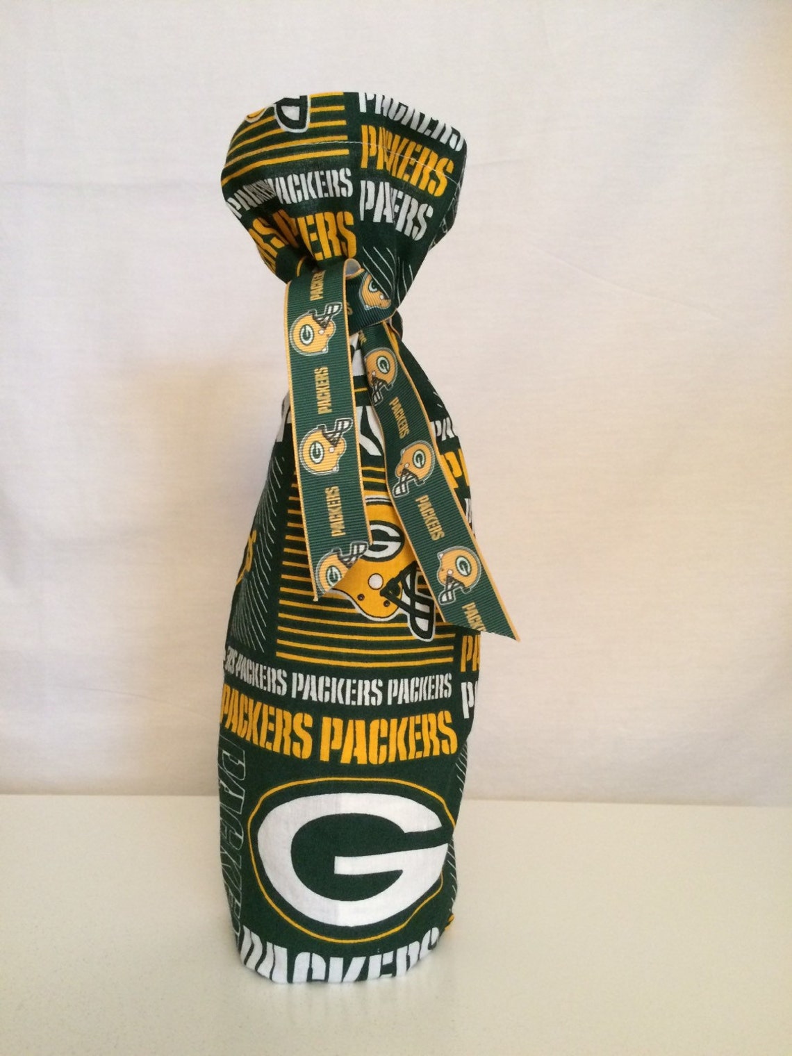 Green Bay Packers Minnesota Vikings wine or bottle cover Etsy