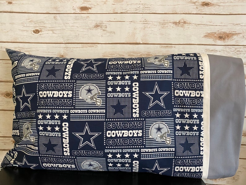 Dallas Cowboys pillow case blocks