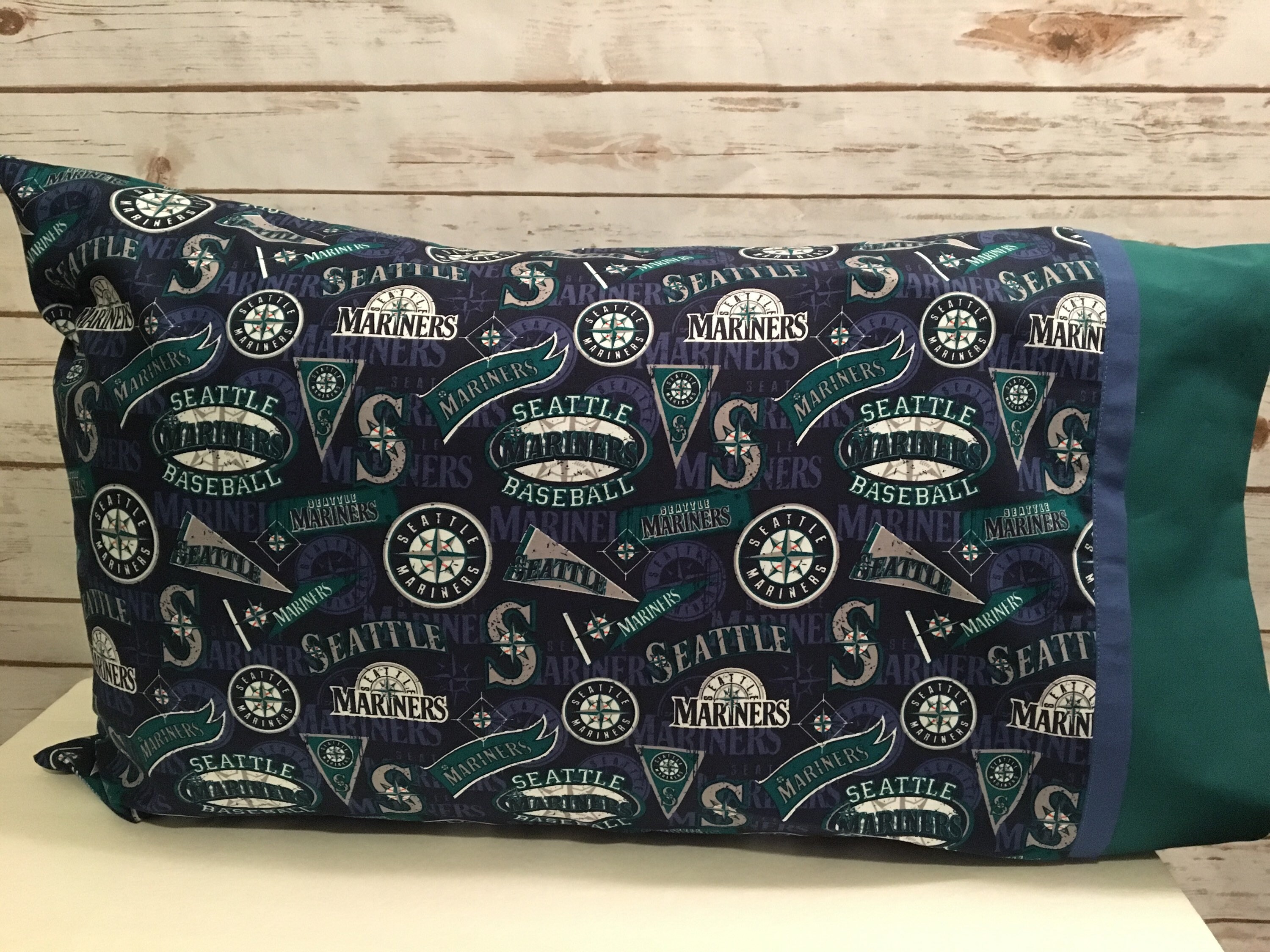 Seattle Mariners cotton pillow case