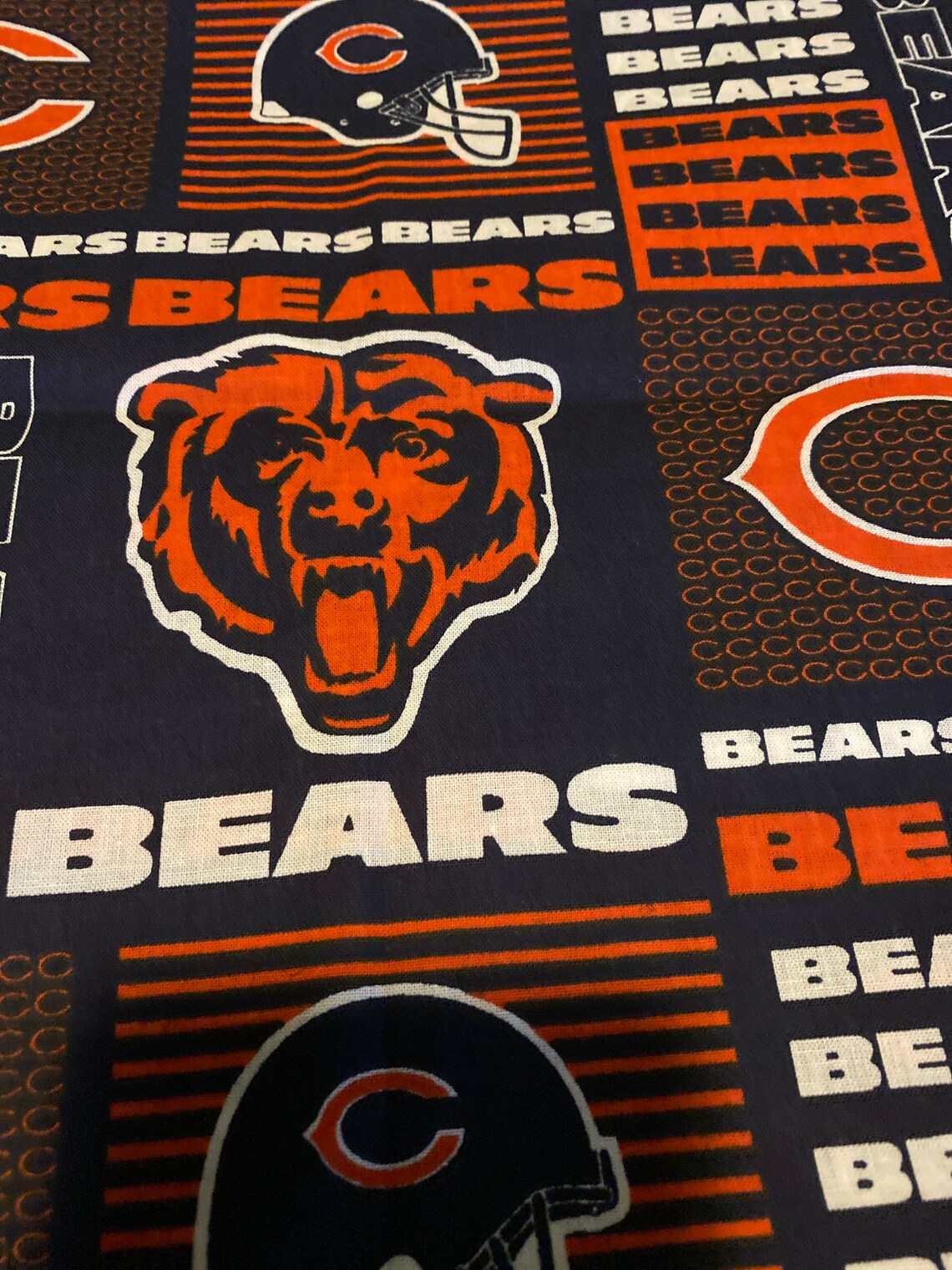 Chicago Bears pillow case Etsy