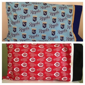 Kansas City Royals or Cincinnati Reds pillowcase