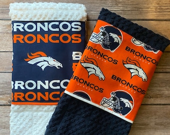 Denver Broncos bar or kitchen towels