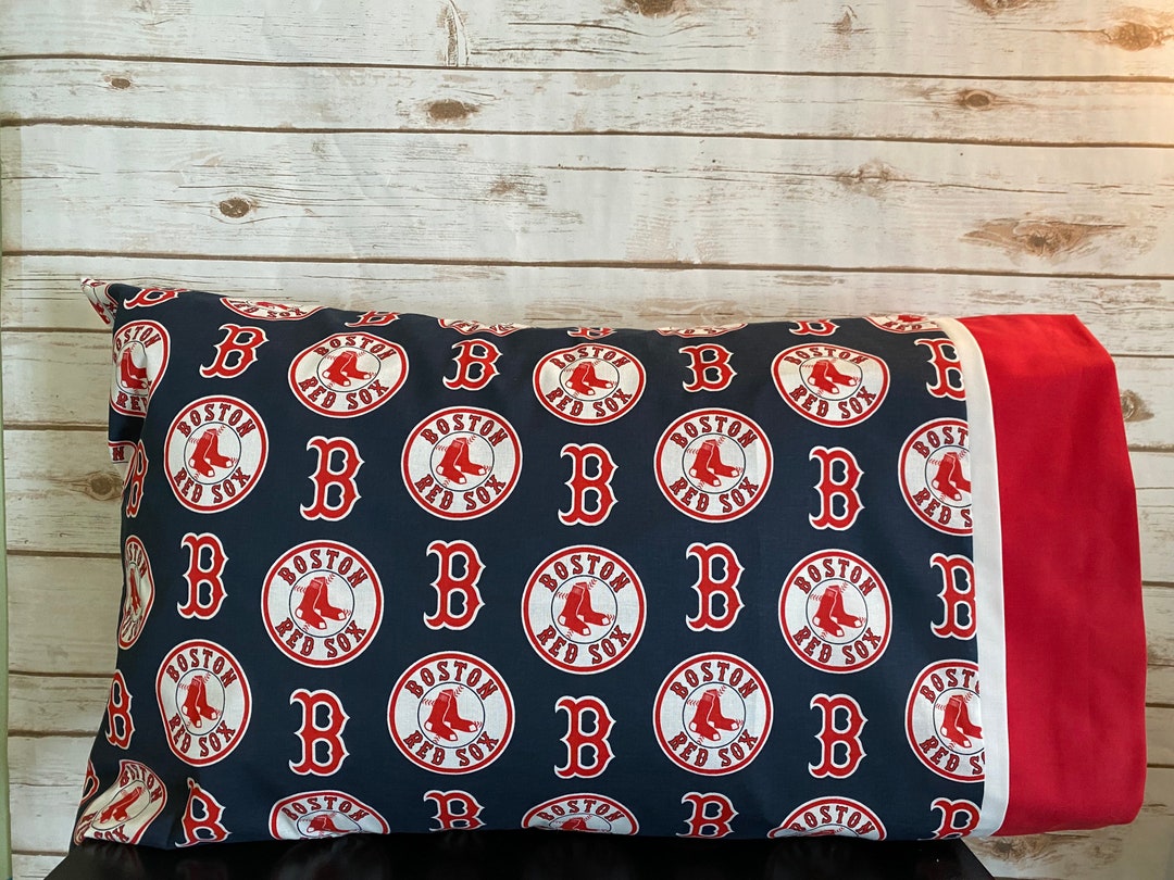 Boston Red Sox Pillow Case Etsy