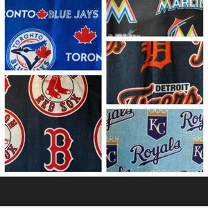 Baseball team quilt squares