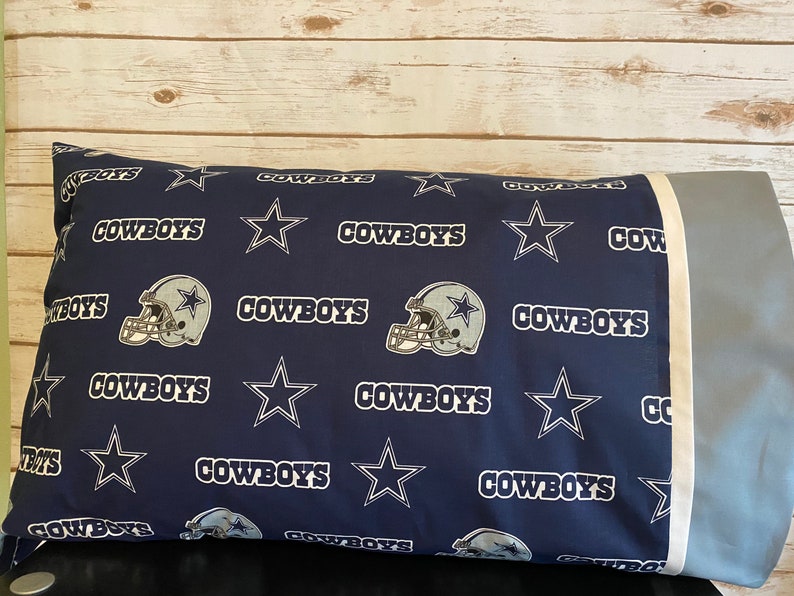 Dallas Cowboys pillow case dark navy