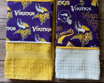 Minnesota Vikings bar or kitchen towels