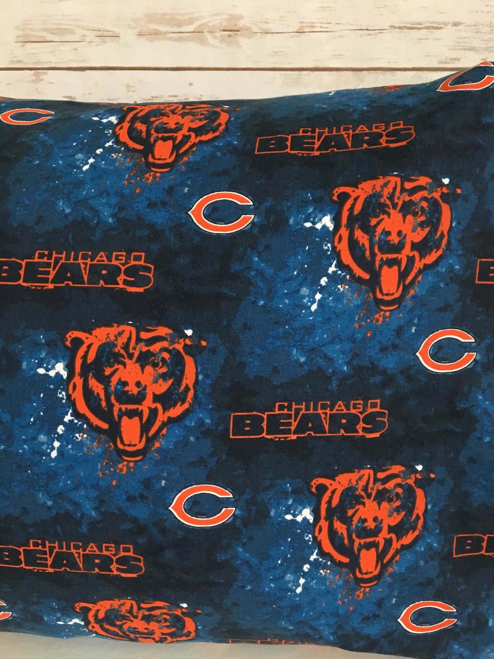 Chicago Bears pillow case Etsy