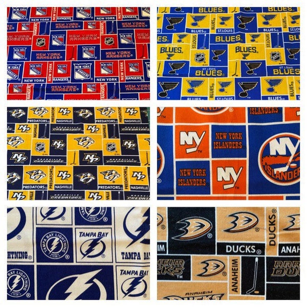 NHL FABRIC REMNANTS