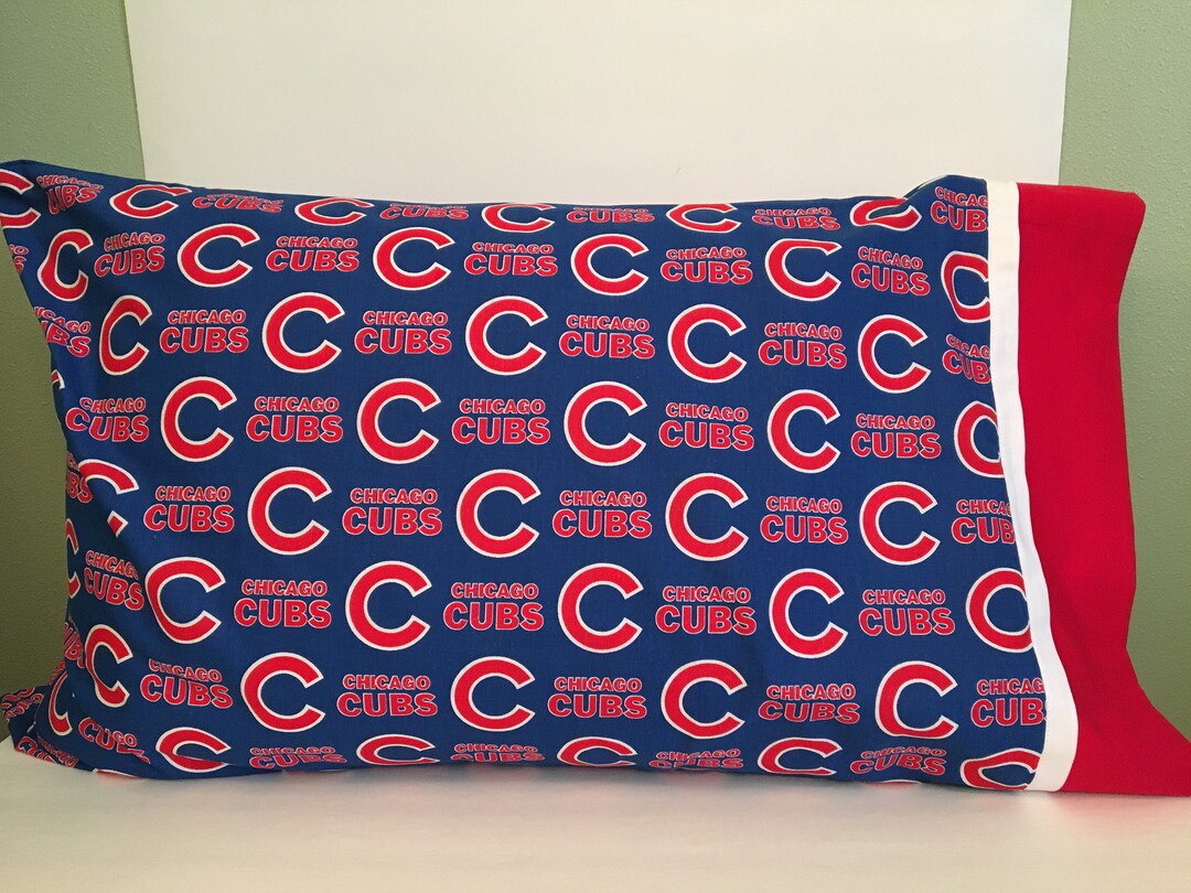 Chicago Cubs Pillow Case Etsy