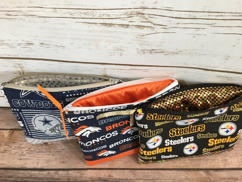 Sports Fan Cosmetic or Accessory Bags Etsy