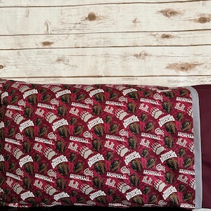 University of Montana Grizzlies pillowcase
