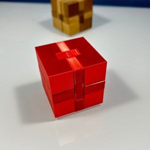 Puzzle Cube Kumiki Brain Teaser Puzzle Gift 3D Puzzled Interlocking Puzzle Fidget Geometric Customizable