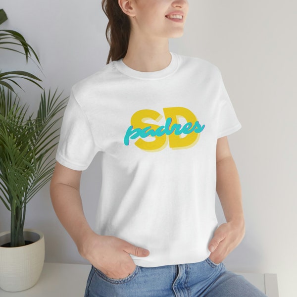 San Diego Padres Unisex Jersey T-Shirt/ Women's Padres Shirt/ Padres T-Shirt/ Men's Padres Shirt/ SD Padres/ MLB Padres/ City Connect