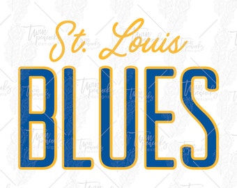 St Louis Blues Svg Etsy